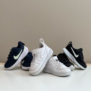 3-Pair Nike Toddler Shoe Bundle